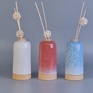 10oz 12oz Vintage blue reed diffuser ceramic bottles