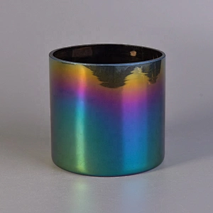 Wholesales customized colored Glass candle jar bulk