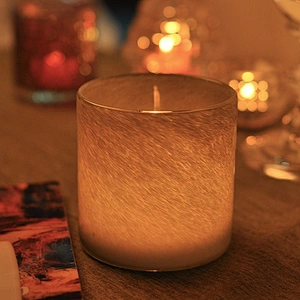 560ml High-end Straight Side Glass Candle Jar Empty