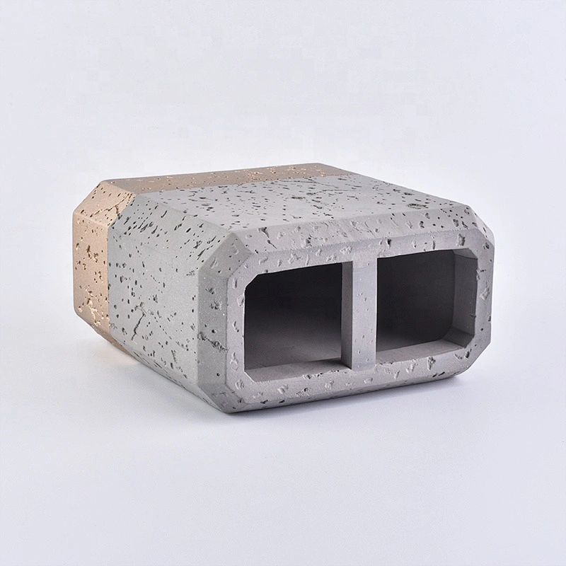 Sunny design 4pcs grey concrete Soap dish bathroom accessories sets