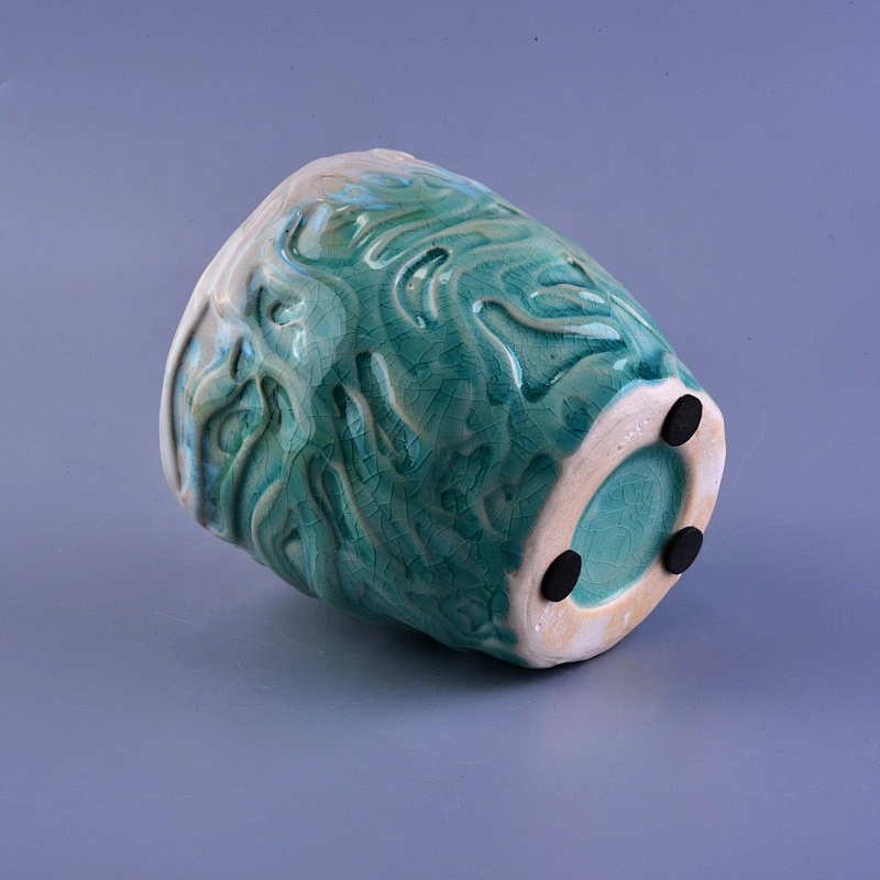 500ml Luxury decorative ceramic candle holders in bulk
