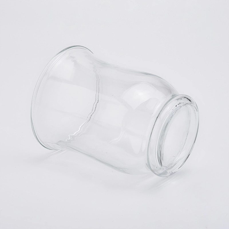 10oz wholesales high-white clear glass candle vessels for home decorations candle containers