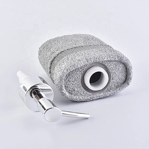 Luxury grey cement bathroom accessories four sets hotel home use