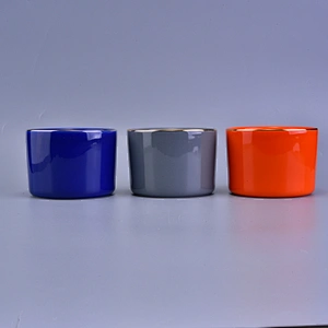 luxury antique ceramic candle holders jar