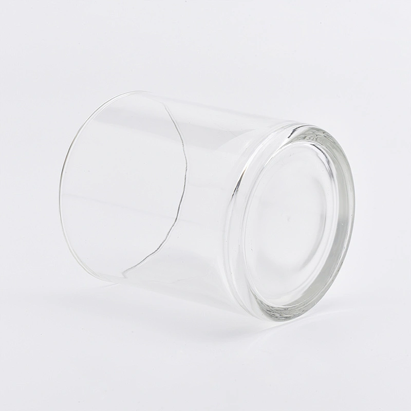 decorative 12 oz glass candle jar