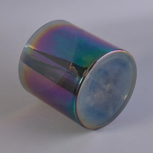 1200ml Luxury Iridescent Holographic Candle Glass Jar