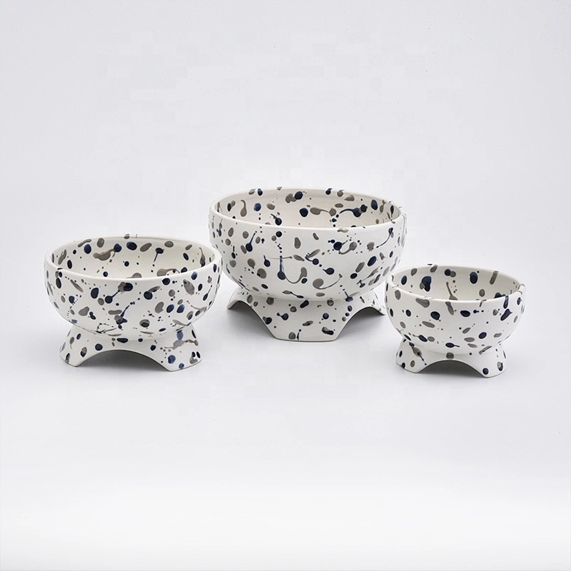 Wedding table luxury decorative ceramic jar candle