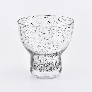 8oz 10oz crystal glass candle holder containers home decoration