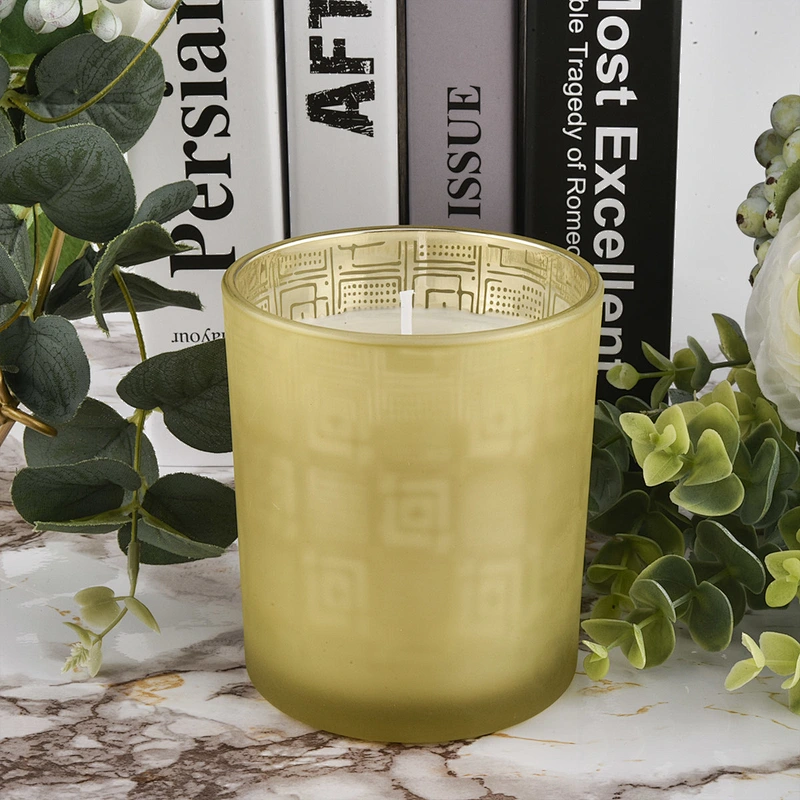 Wholesale Custom Luxury Soy Wax Scented Glass Candle holders