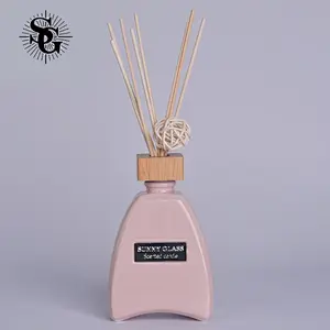 Sunny 206ml 200g white pink red colors ceramic diffuser bottle