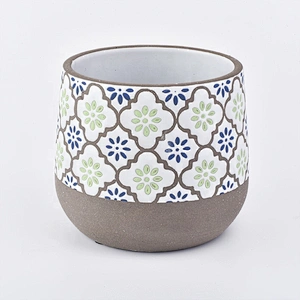 700ml Matte decorative ceramic candle bowl home decor