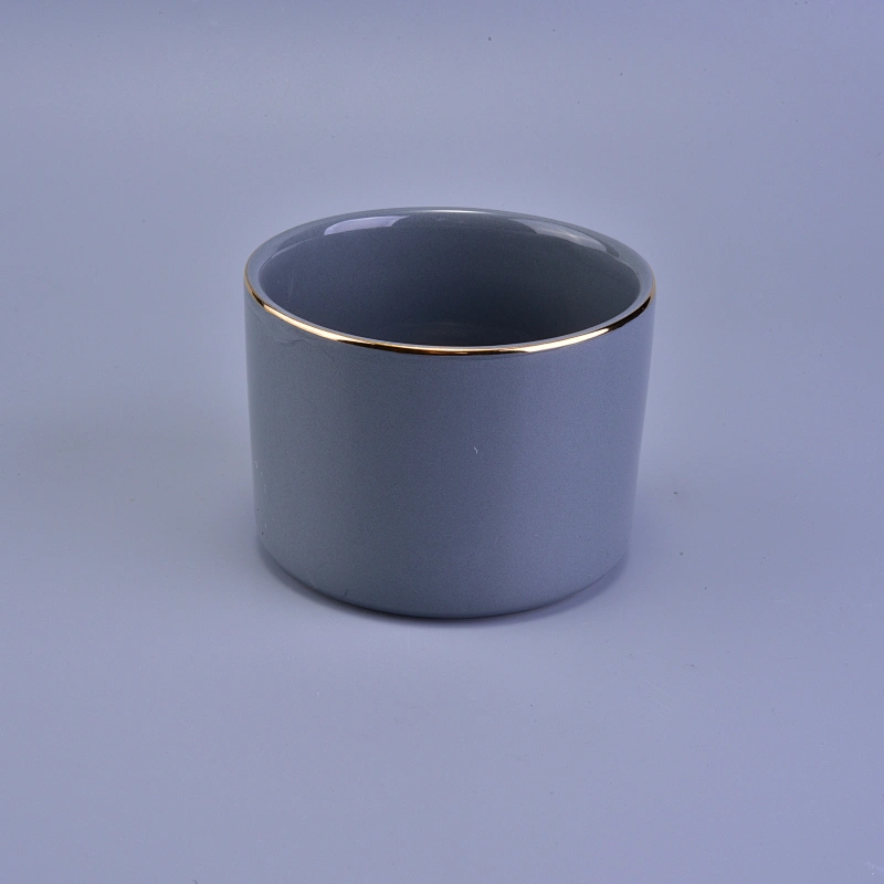 luxury antique ceramic candle holders jar