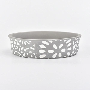 home goods hollow printing bath room accessories concrete bathroom accessories set