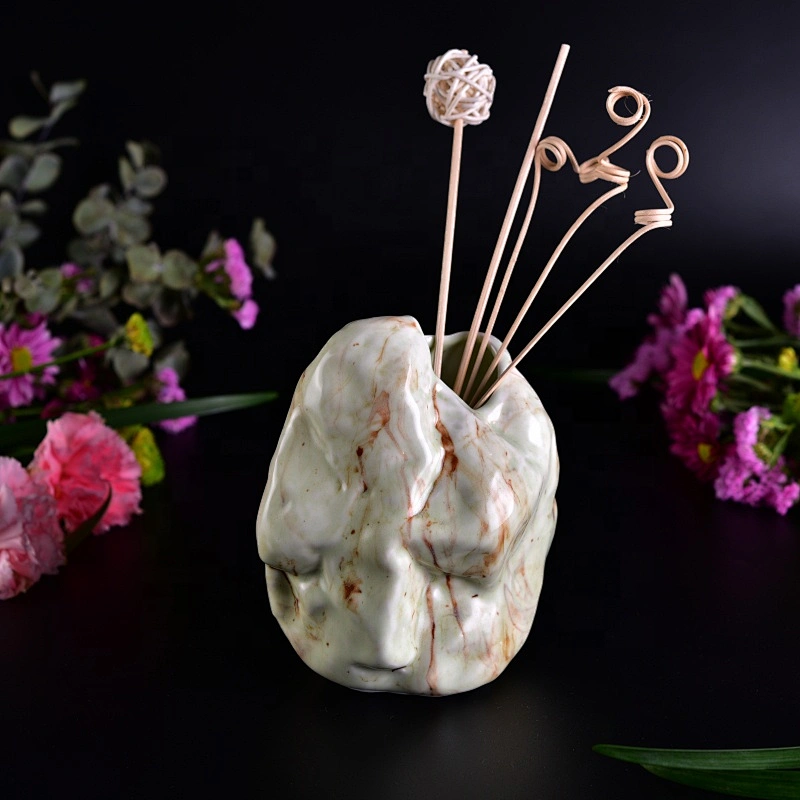 Home aroma scented reed ceramic diffuser bottles