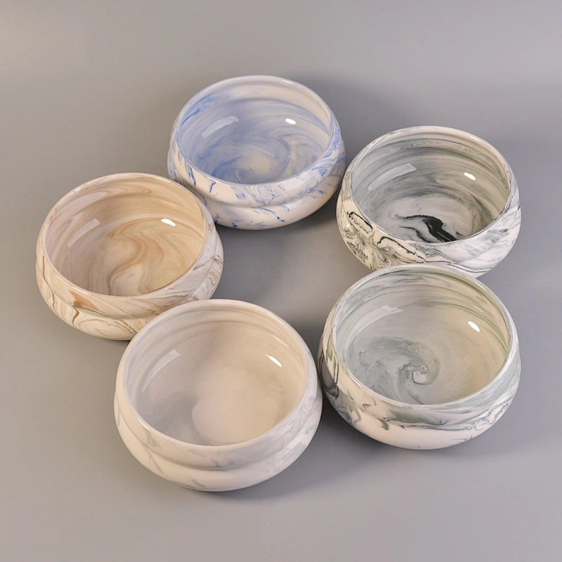 Sunny  large ceramic candle containers with custom logo 10oz 20oz