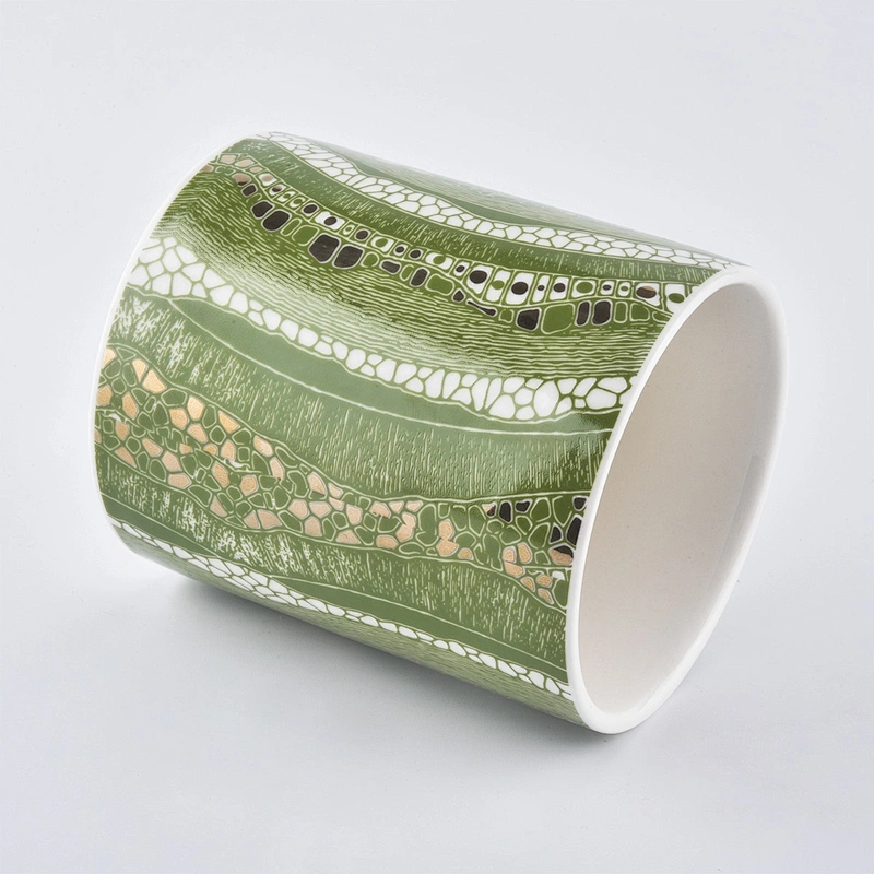 Wholesales scented custom candle ceramic holder vessel