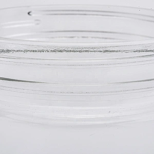 14oz hot selling transparent glass candle jars for home decorations candle containers
