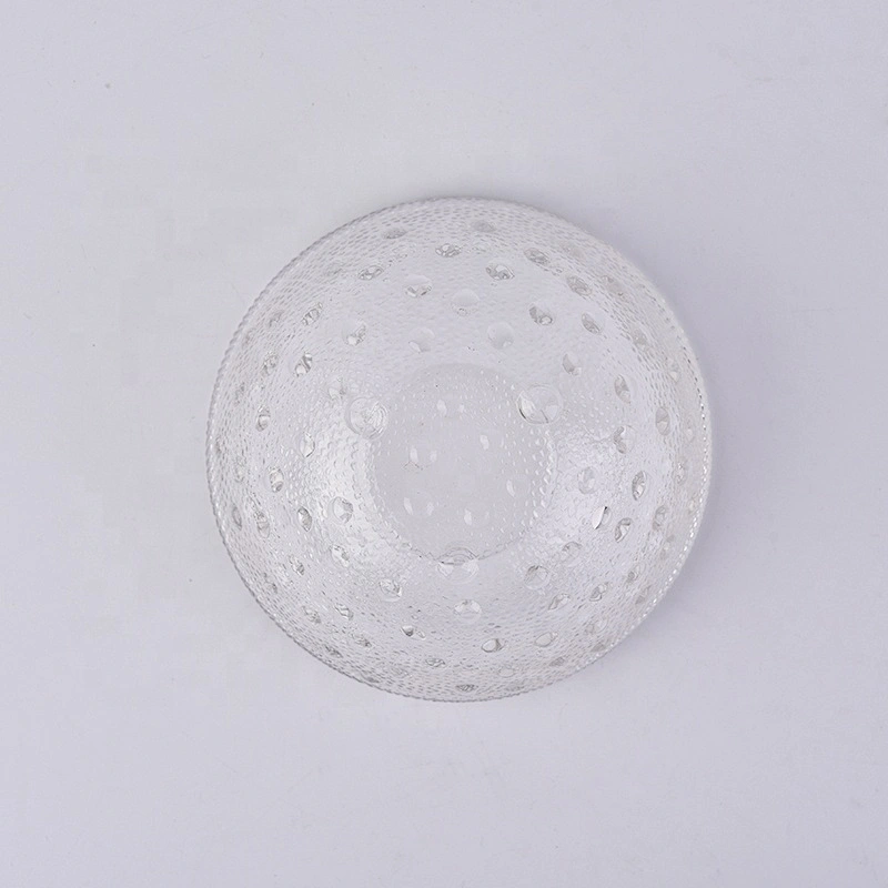 Wholesale round glass candle vessel for home decoration