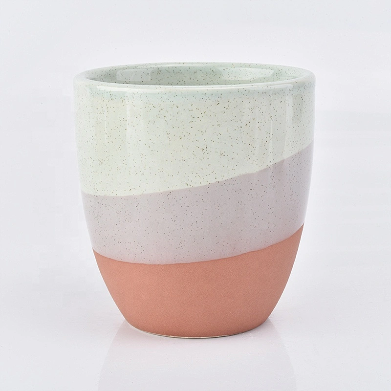 400ml decorative rustic ceramic candle holder