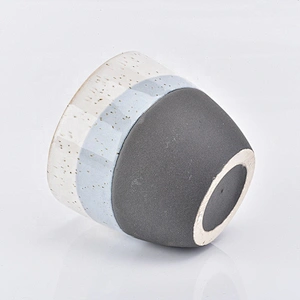 40ml Frosted tea light ceramic candle jars