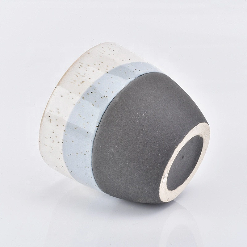 40ml Frosted tea light ceramic candle jars