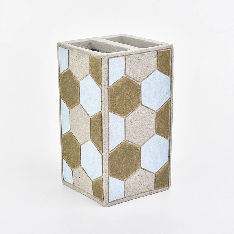 New Product 4 Pieces Concrete Bathroom Accessories Set