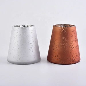 Manufacturer table laser white candle glass vessel 20oz