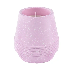 8oz 10oz Sunny design custom empty pink cement candle jar