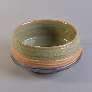 Wholesales large tealight glazed candle ceramic containers