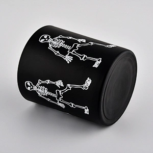 8oz Hallween  Glass Candle Holders