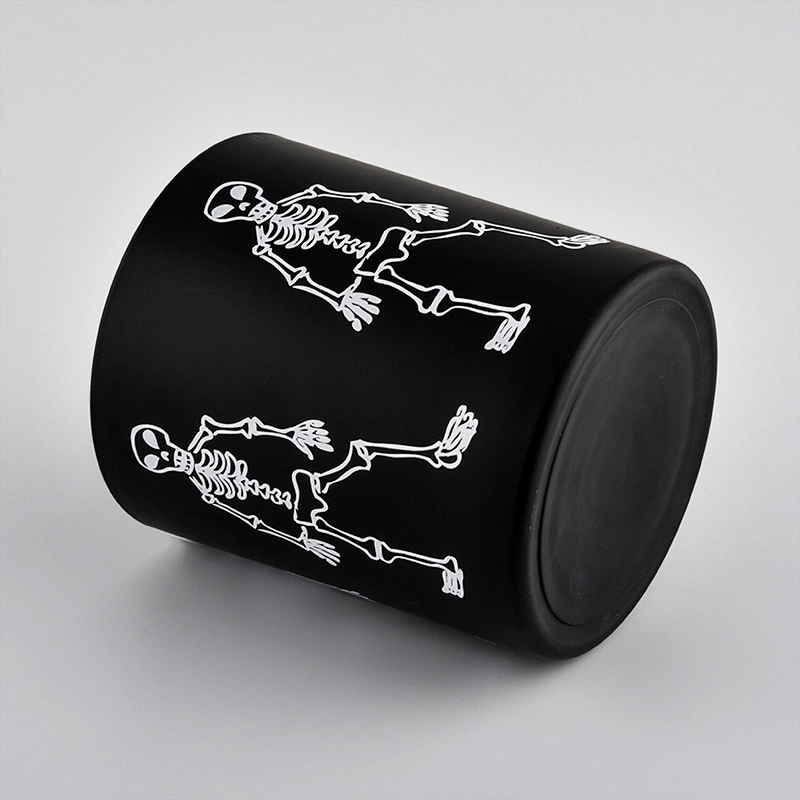 8oz Hallween  Glass Candle Holders