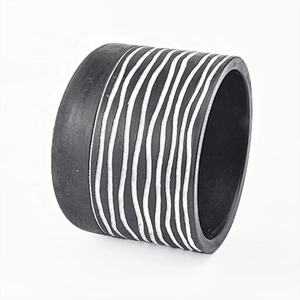 Home decoration for wedding Matte black Concrete Candle Holders Wholesales