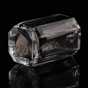 4oz transparent octagon high-white glass perfume bottles fragrance bottles