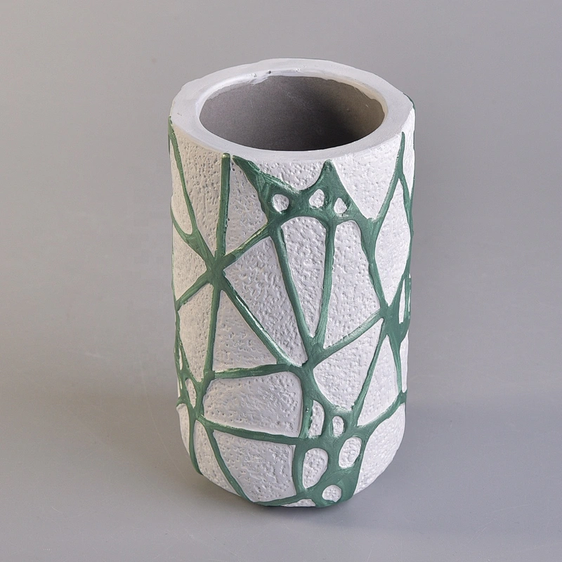 Wholesales Sunny decorative empty candle cement holder 10oz 20oz