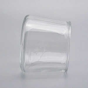 Round bottom glass candle vessels from Sunny Glassware