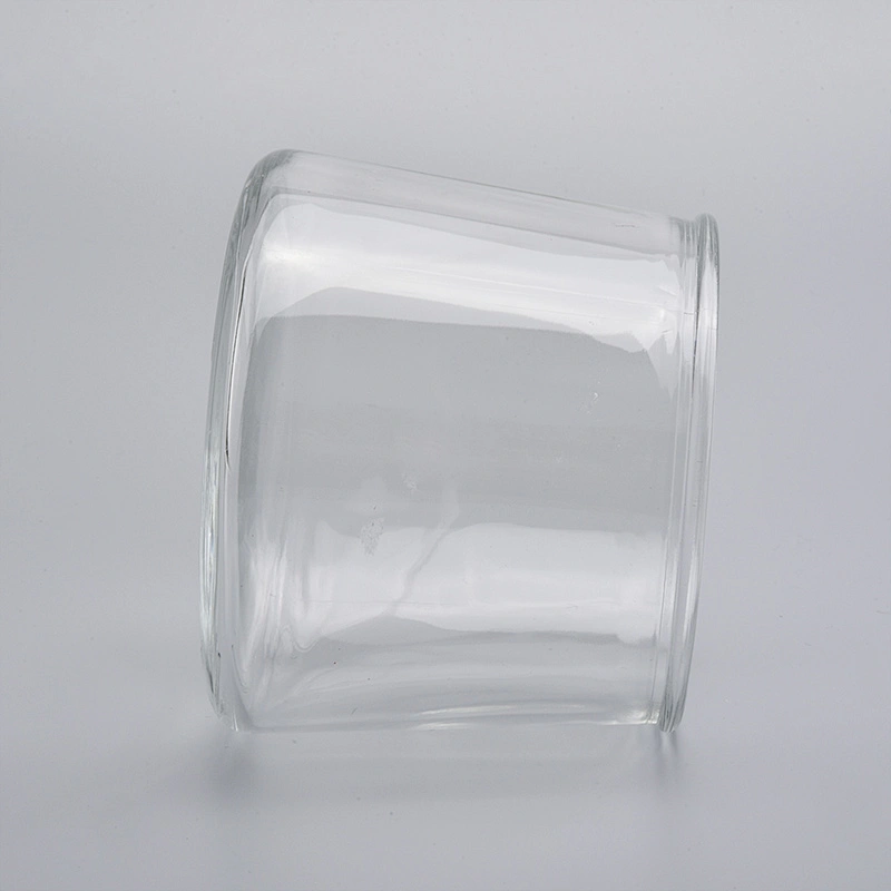 Round bottom glass candle vessels from Sunny Glassware