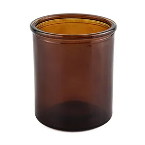 10 oz glass candle container  with cork lid
