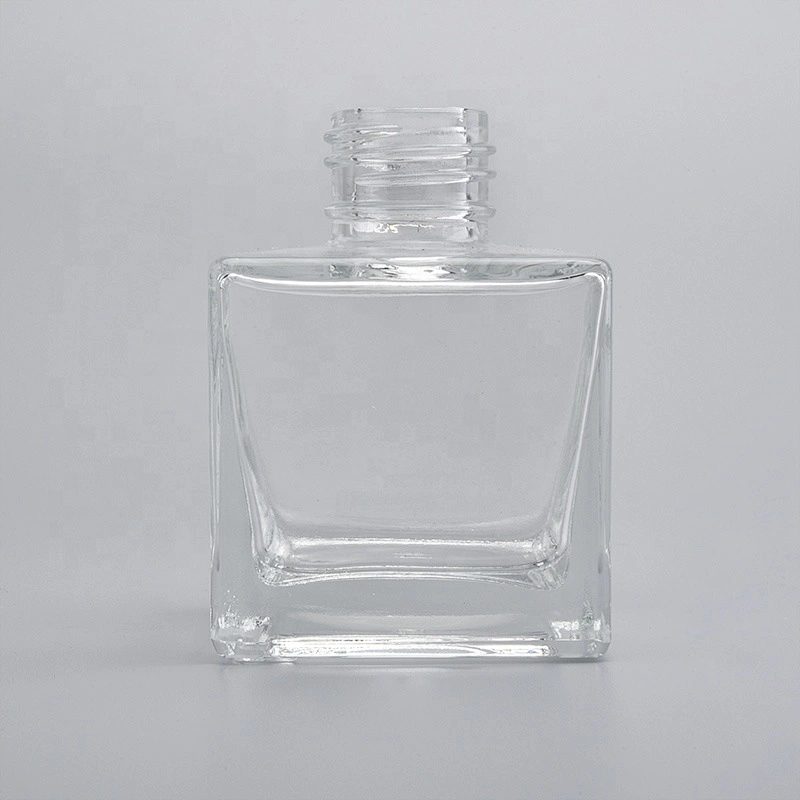 Sunny square empty reed diffuser glass bottles for home decor fragrance container