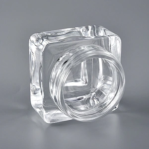 luxury glass jar cosmetic
