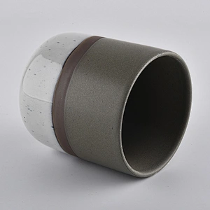 luxury matte glazing ceramic candle holders