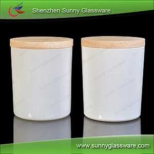 Popular classic straight-side glass candle holders wholesale