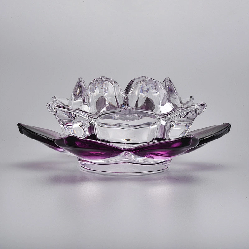 Lotus tealight candle holders from Sunny Glassware