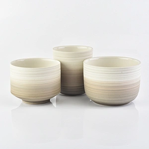 Ceramic bowle for candle wax from Sunny Glassware