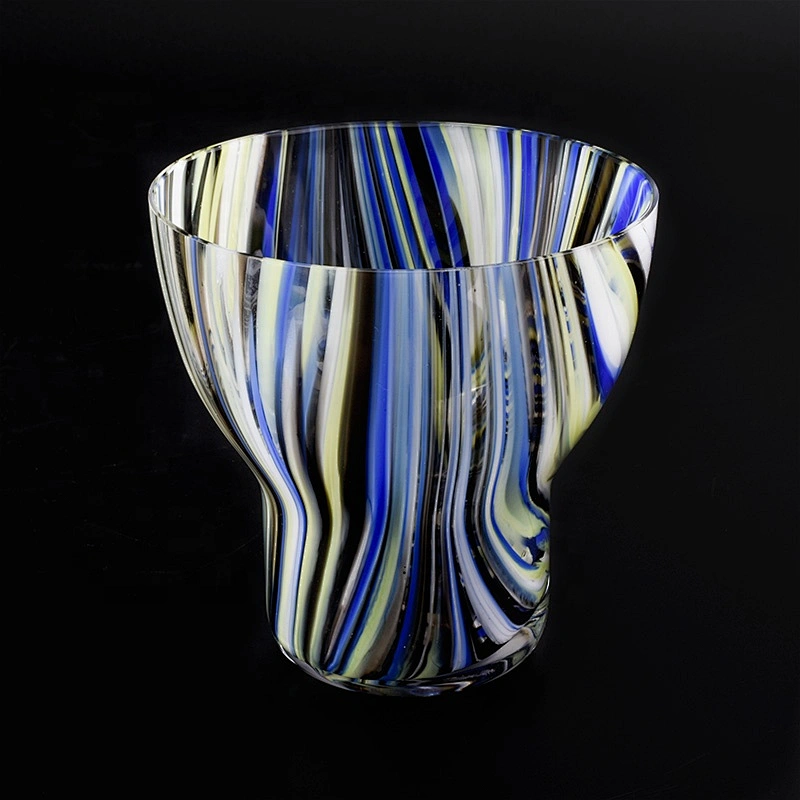 10oz 12oz Customized Luxury crystal glass candle holder