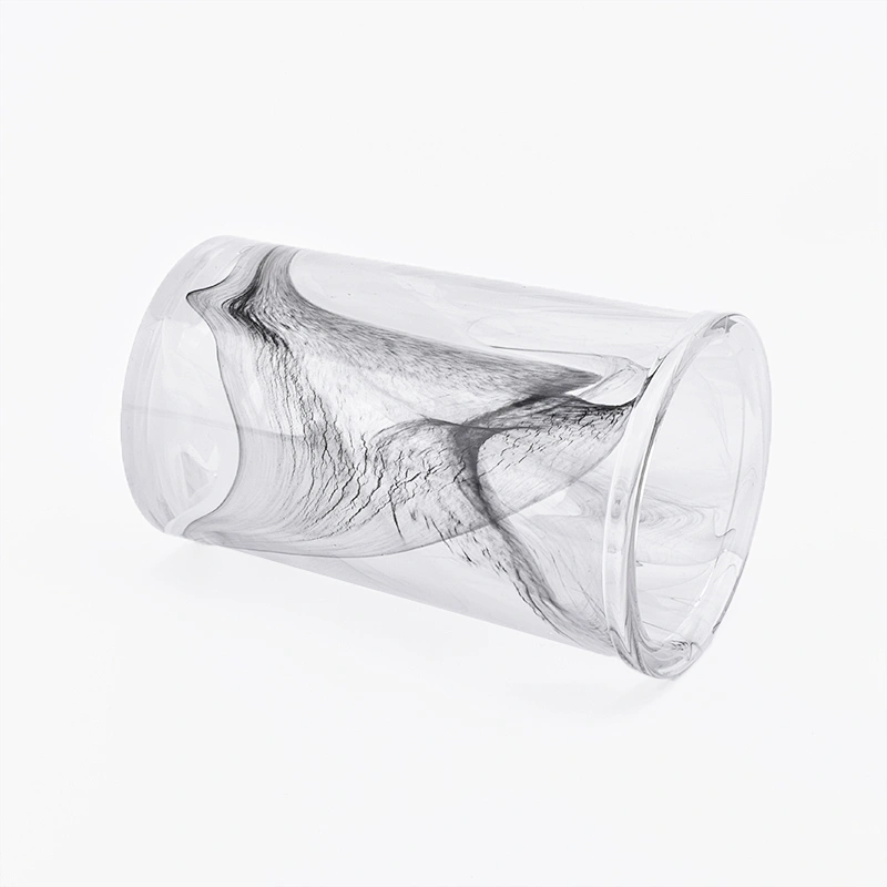 overlay glass bath accessories sets white and black glass tumbler for bathroom