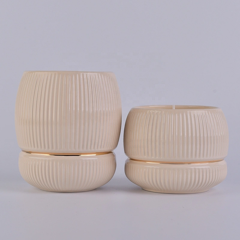 Sunny glassware design luxury color tealight ceramic candle holders 8oz 10oz 12oz
