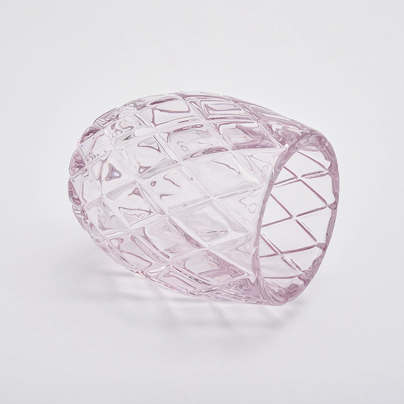 200ml Luxury Pink Candle Glass Jar  Wholesale