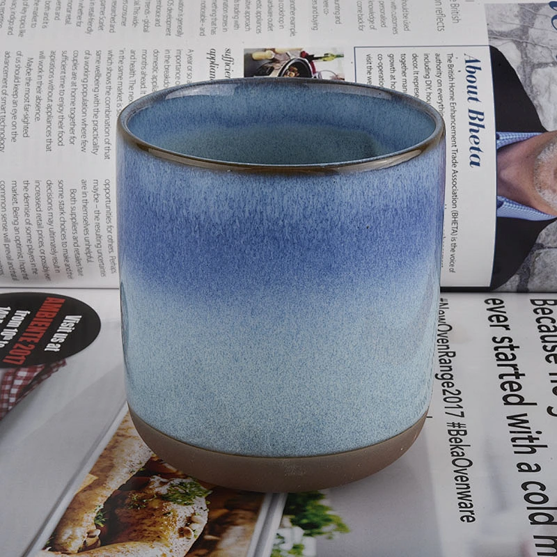 10oz Ceramic Candle Jars With Custom Color