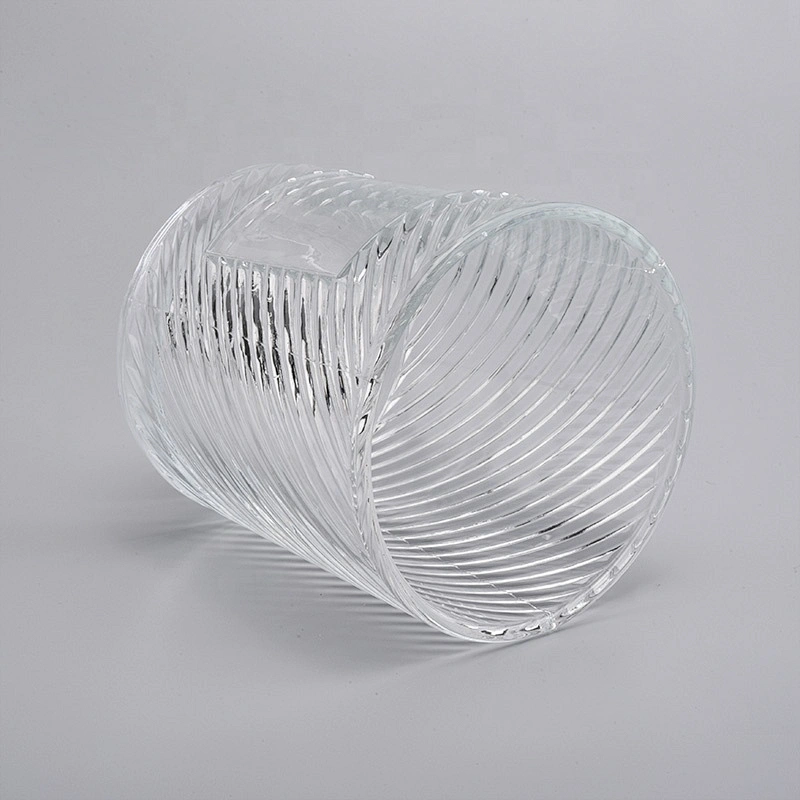 Empty Candle Crystal Vessel Container Glassware