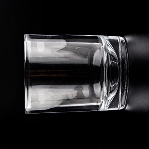 Thick Wall Crystal Glass Candle Jars